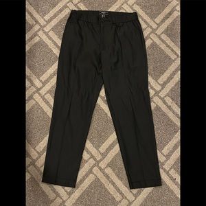 Black cuffed high pants